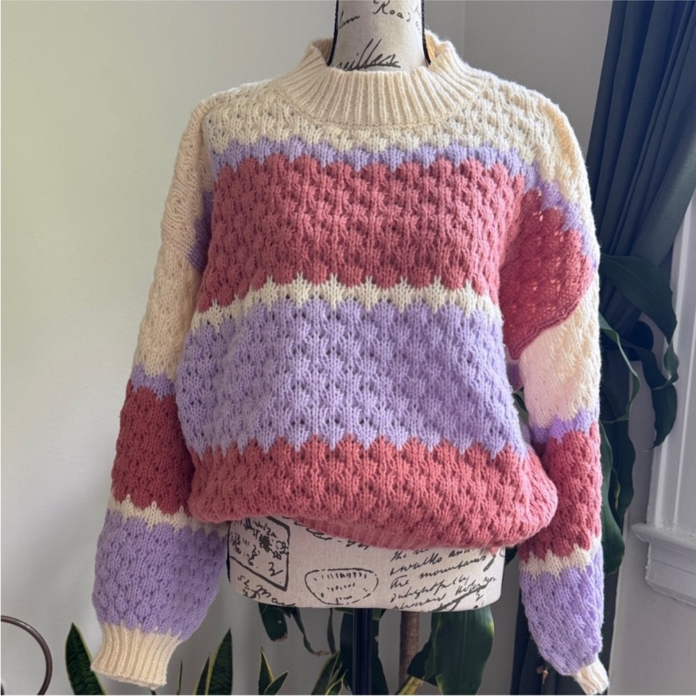Debut Multicolor Knit Women's Sweater
